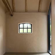 Window in lime plaster walls
