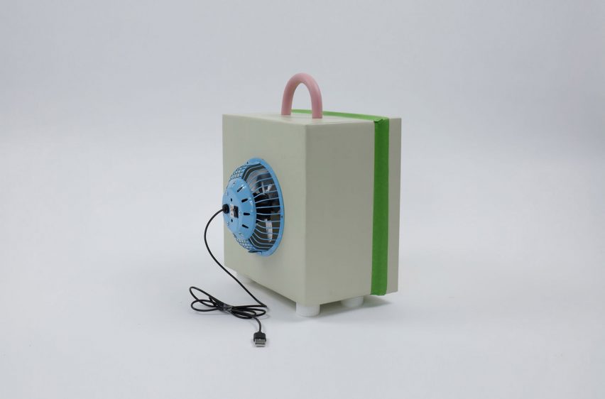 Air-It-Yourself air purifier by Jihee Moon from Newtab-22 made from shoe box