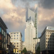 Studio Libeskind set to add angular extension to Antwerp art deco tower