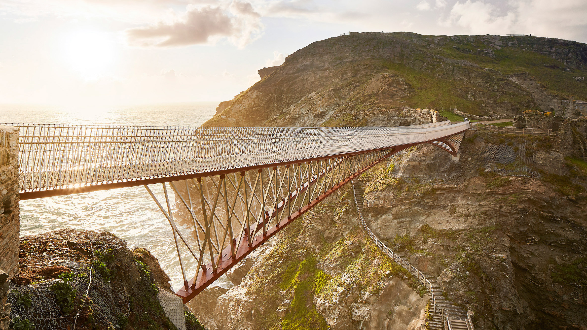 Tintagel Castle Footbridge wins Building Beauty Awards 2022 - Vimarsana News