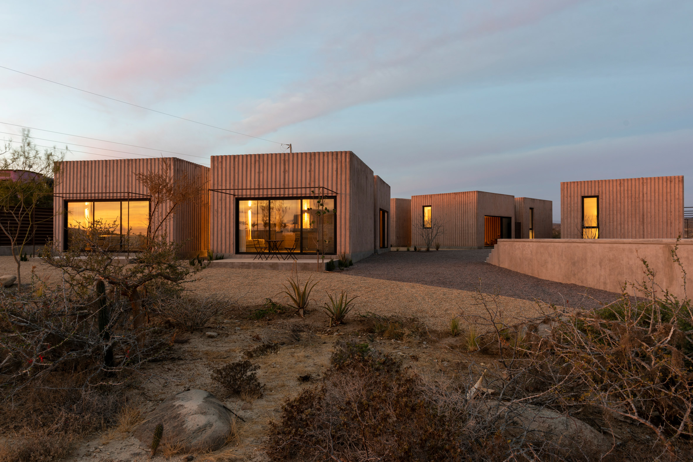 Casa Santos on Mexico's Baja Peninsula has ribbed concrete walls - Vimarsana News