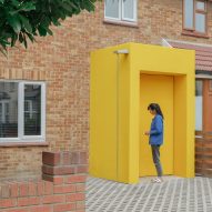 Unknown Works finishes CLT House extension with bright yellow render