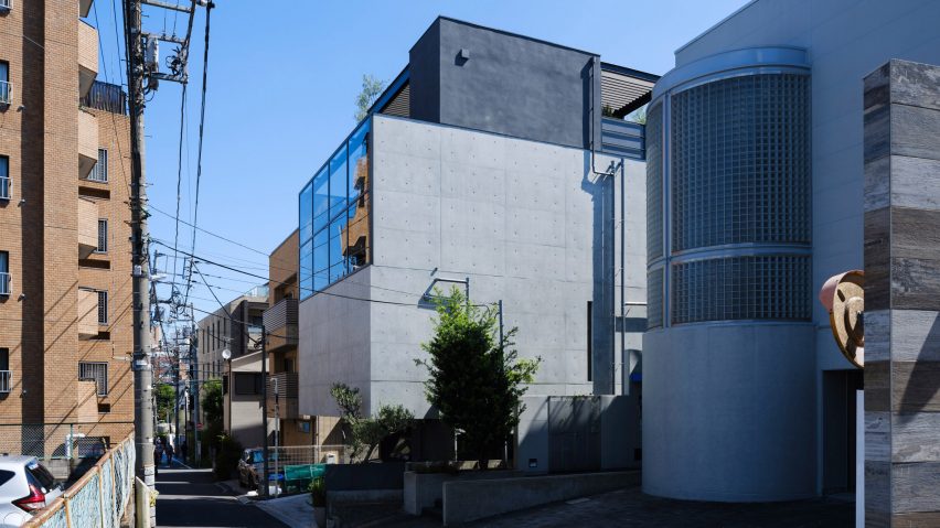 Front elevation of Espirit House in Tokyo