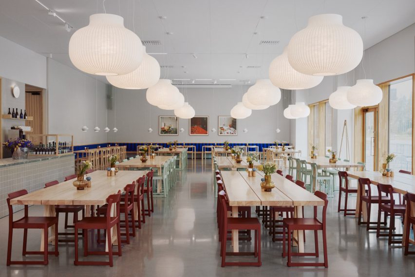 Photo of the wild food restaurant at the Finnish Design Shop hub in Turku