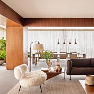 Studio MK27 combines different textures in São Paulo apartment interior