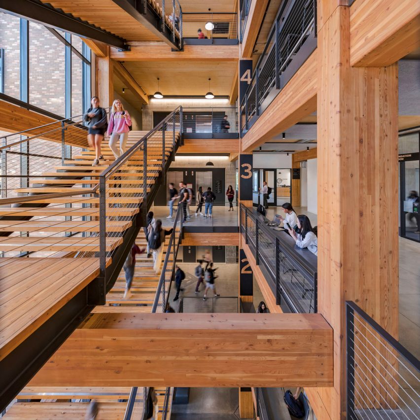 Mass timber Founders Hall in Seattle