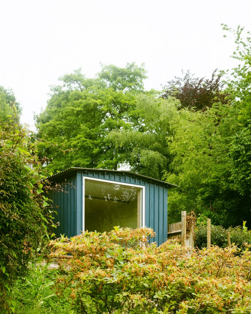 Michael Dillon creates his personal low-cost backyard studio in Kent