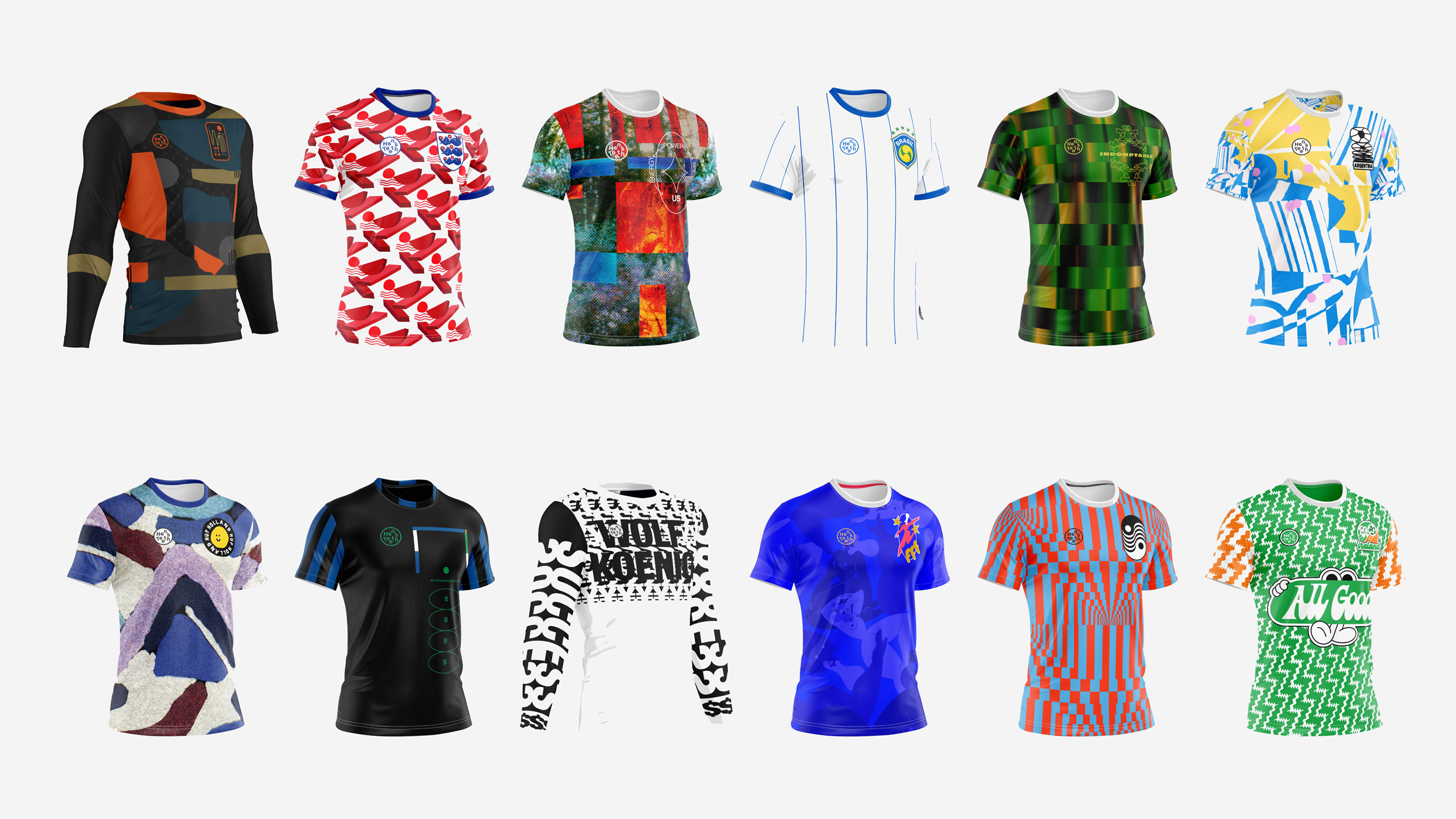 The Goallissimo football jersey collection