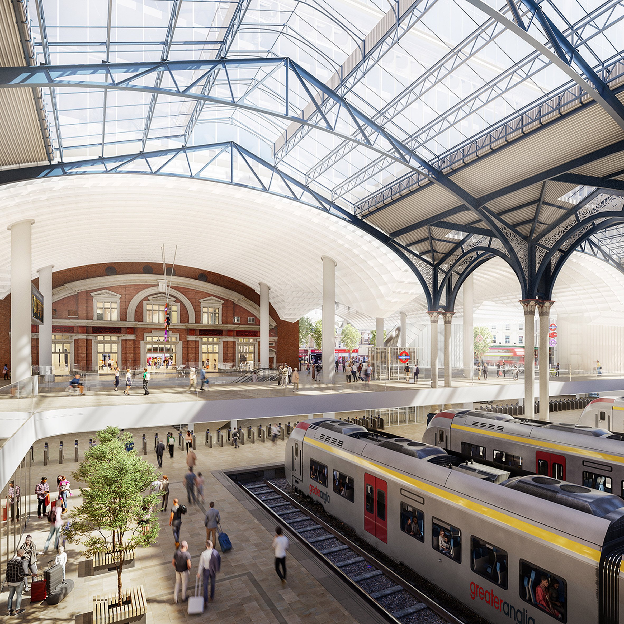 Herzog & de Meuron plans to add two towers to Liverpool Street station