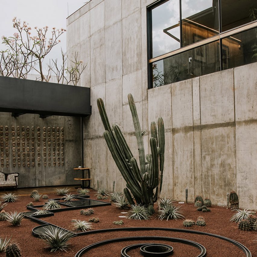 RootStudio designs sculptural Hotel Flavia in Oaxaca "without plans"