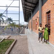 Exterior of Kampala Community Centre by Kéré Architecture