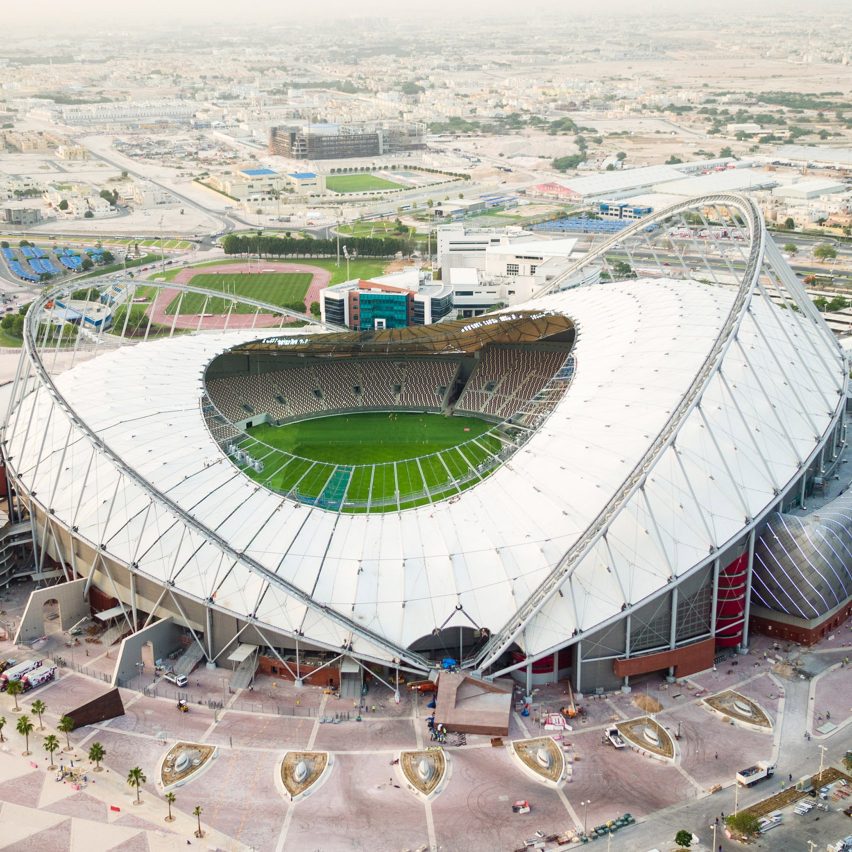 Aerial view of Khalifa International Stadium