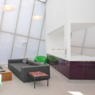 Living space in Maison de Verre by Studio Odile Decq