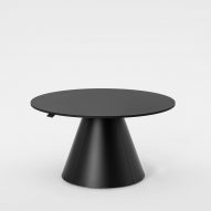 Table in lowered position