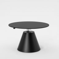 Table in rising position
