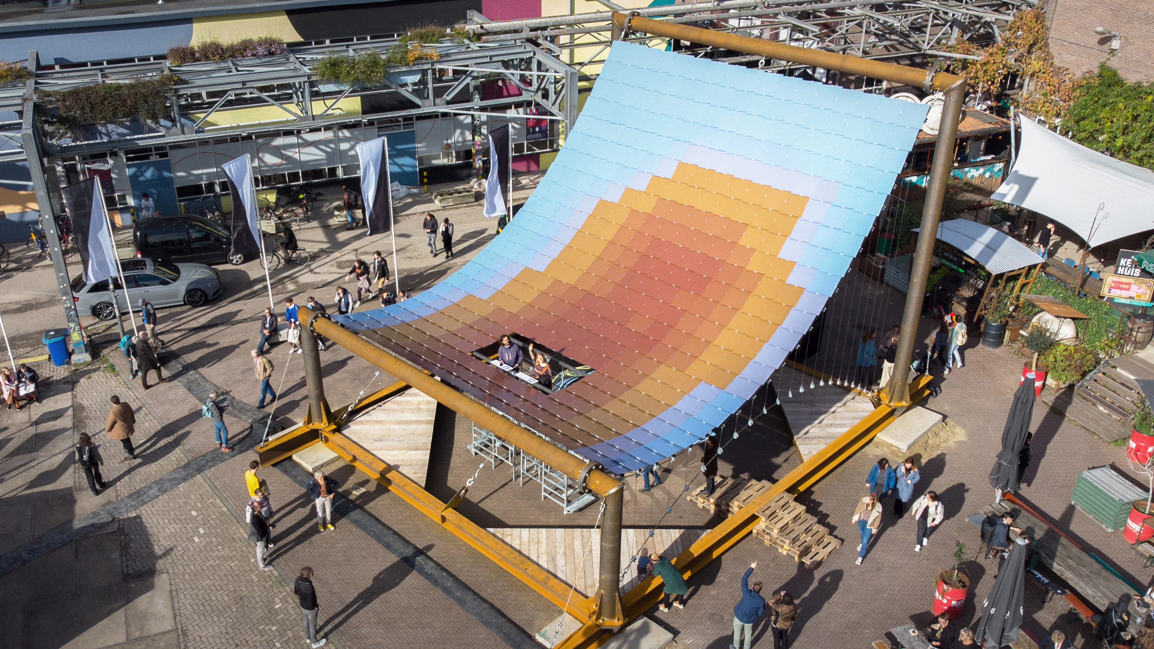 Solar Pavilion at Dutch Design Week showcased in Dezeen video - Vimarsana News