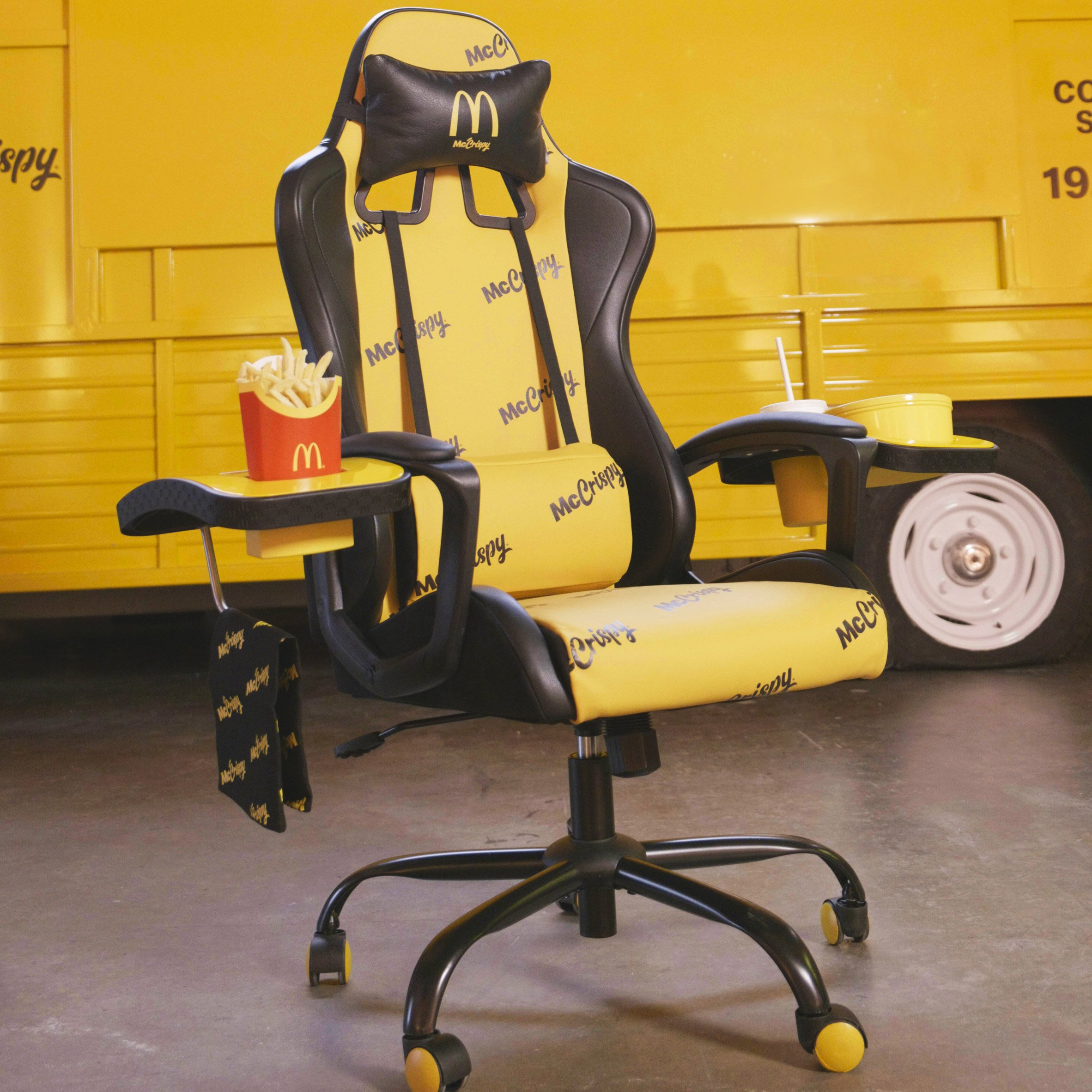 McDonald's designs ultimate gaming chair for snacking and playing