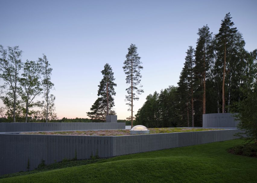 Image of the green roof at Art Sauna