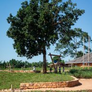 Exterior landscaping of the Mustardseed Junior School in Uganda by Localworks
