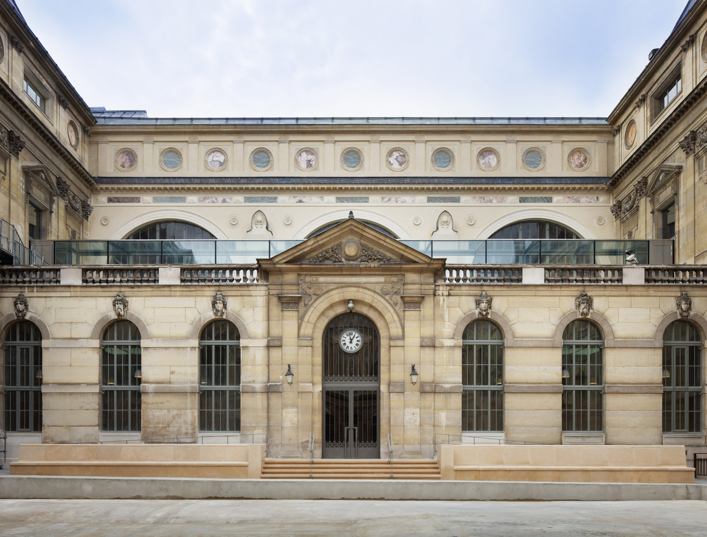 Renovated exterior of the National Library of France