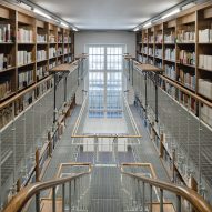 Interior of National Library by Bruno Gaudin Architectes