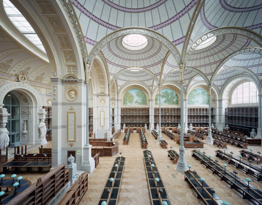 Interior of the renovated National Library of France