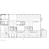 First floor plan, New Aarch, the new Aarhus School of Architecture building by Adept