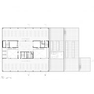 Third floor plan, New Aarch, the new Aarhus School of Architecture building by Adept