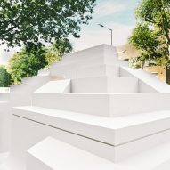 Tiered seating of Notting Hill Carnival pavilion by Sumayya Vally