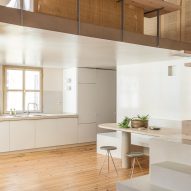 Kitchen interior of Palau apartment by Colombo and Serboli Architecture