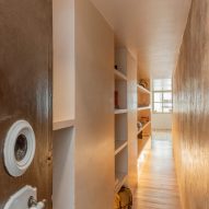 Hallway of Palau apartment by Colombo and Serboli Architecture