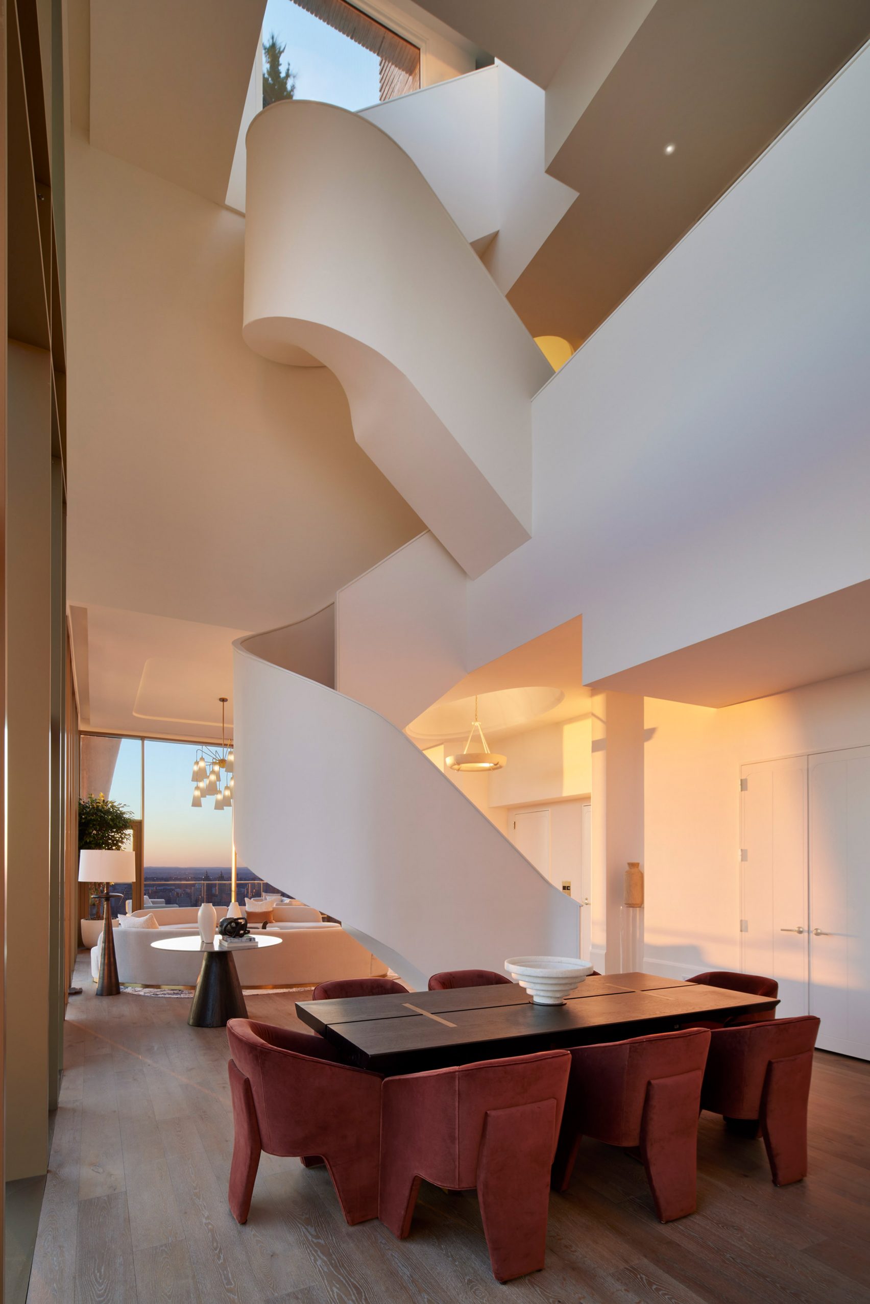 Sculptural staircase