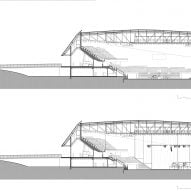 Plan of Espace Mayenne by Hérault Arnod Architectures