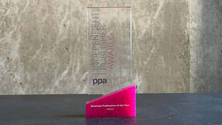 Dezeen named best business publication at PPA Awards