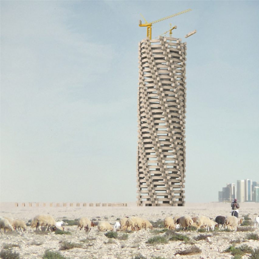 Qatar World Cup Memorial tower by Week