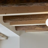 old and new wooden joists supporting the first floor