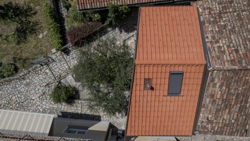 Aerial view of Rustic Renovation by Enrico Sassi