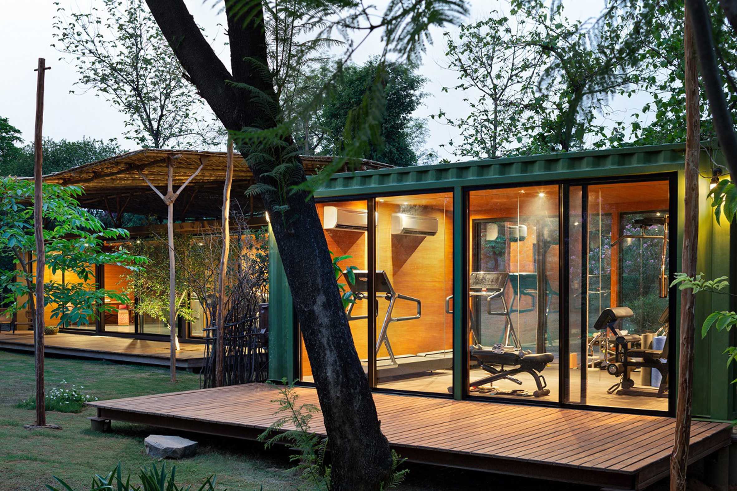 RSDA repurposes shipping containers to form home on Indian farm