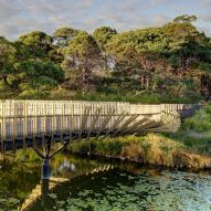 Dezeen Debate features Sam Crawford Architects' "broken" eel-shaped bridge in Sydney