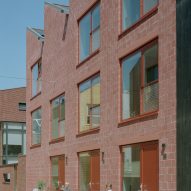 Space Encounters enlivens Utrecht apartment blocks with varied materials and finishes