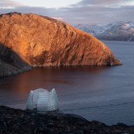 Qaammat glass-block pavilion illustrates "distinctiveness of the Greenlandic culture"