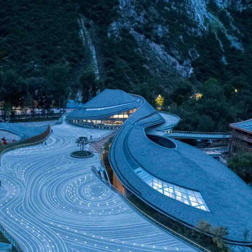 Visitor centre in China