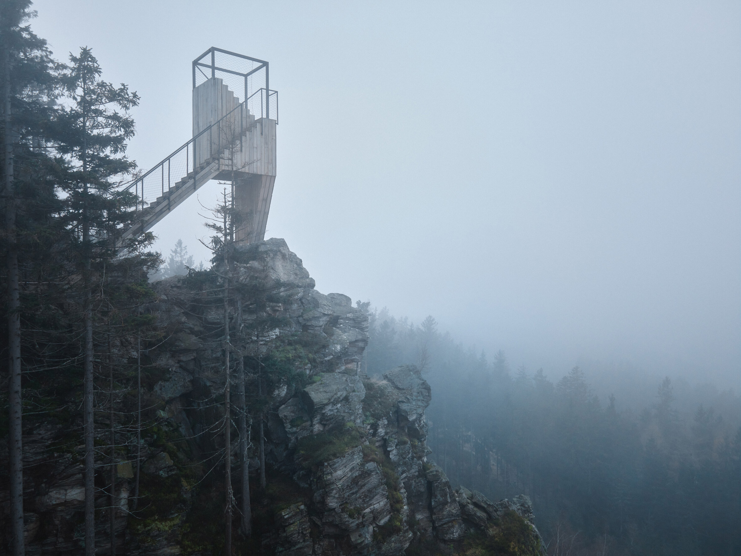 The Miner tower by Mjölk Architekti in Czech Republic