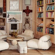 Ten living rooms that use warm neutrals to create a cosy ambience