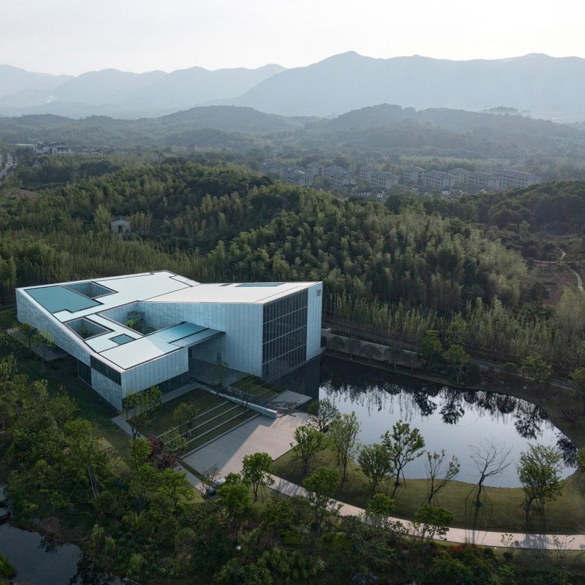Aerial view of Yada Theatre in China