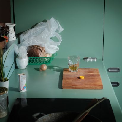 Photo of food and kitchen equipment