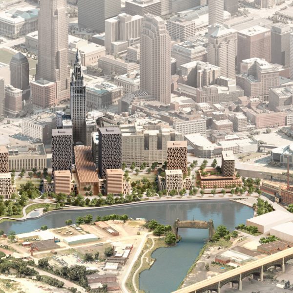Adjaye Associates plans riverfront development in Cleveland