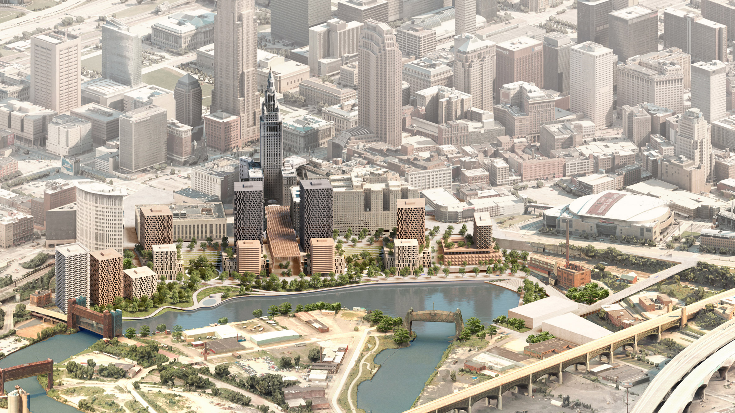 Adjaye Associates unveils plans for riverfront development in Cleveland - Vimarsana News