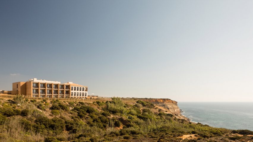 Aethos Ericeira on top of a cliff in Portugal