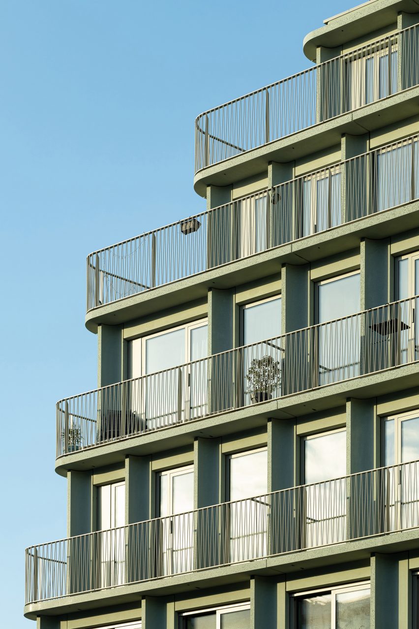 Balconies in the Amsterdam Overhoeks by Studioninedots